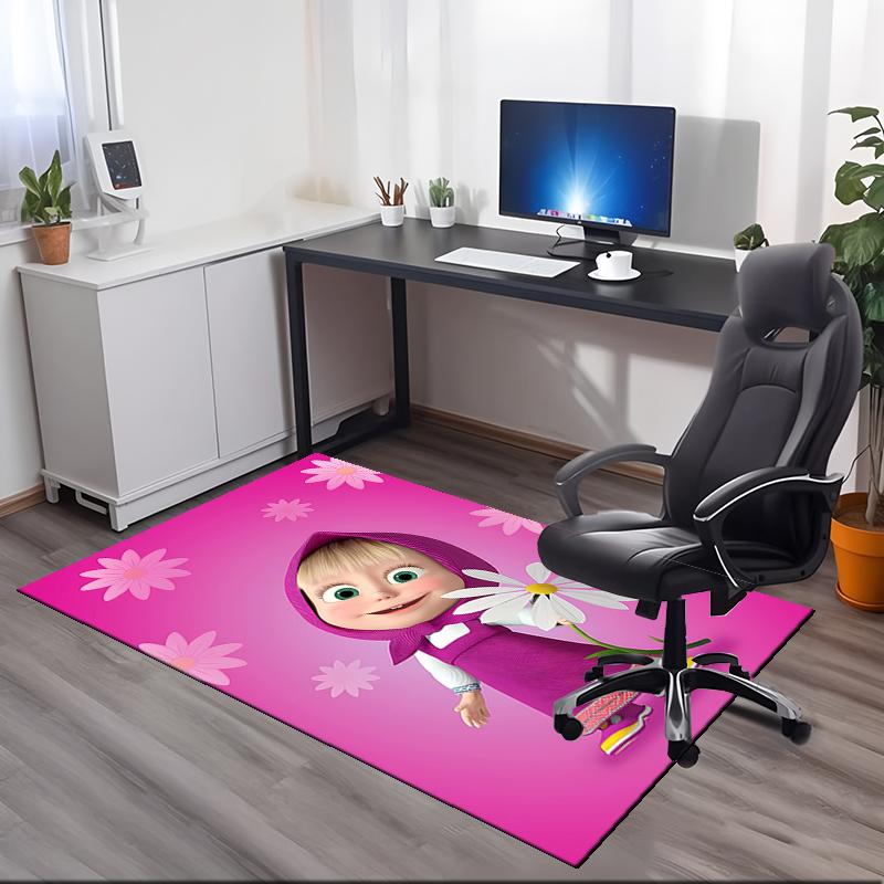 Masha Printed Carpet, for Office Chair Living Room Bedroom Kitchen Room Decor Gifts.