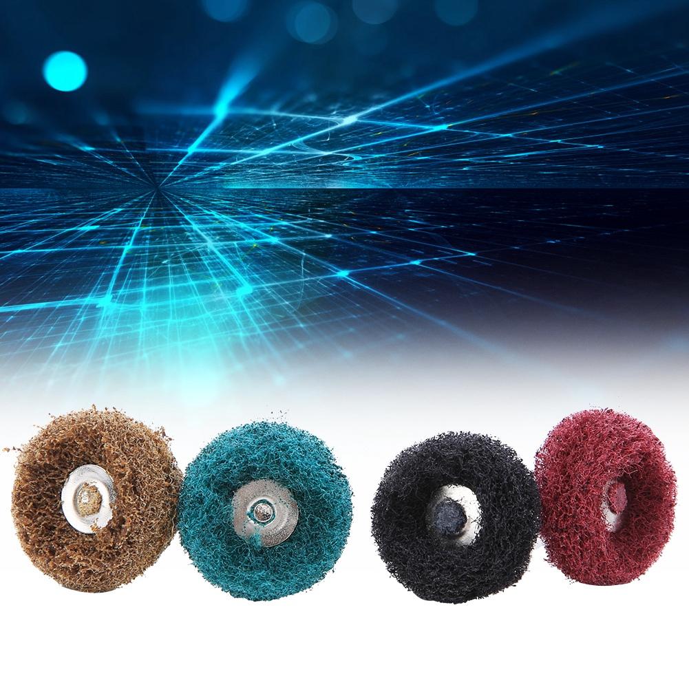 40Pcs Shank Brushed Abrasive Wheel Buffing Polishing Wheel Set for Rotary Tool