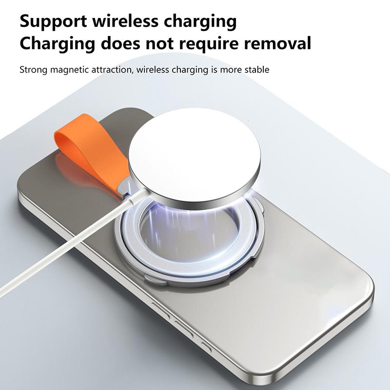 Universal Magnetic Phone Holder For Magsafe For 17 16 15 14 Stand Grip Finger Ring Car Desktop Smartphone Bracket
