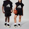 Adidas Chapter 03 Sleeveless High-Neck Sweatshirt with Logo Print Unisex Tops Black IN4247