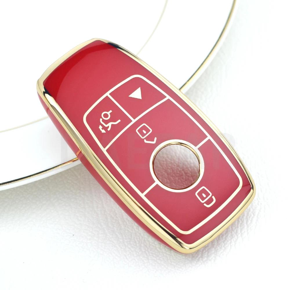 For Mercedes Benz A C E S G Class GLC CLE CLA W177 W205 W213 W222 X167 AMG TPU Car Remote Key Case Cover Shell Accessories