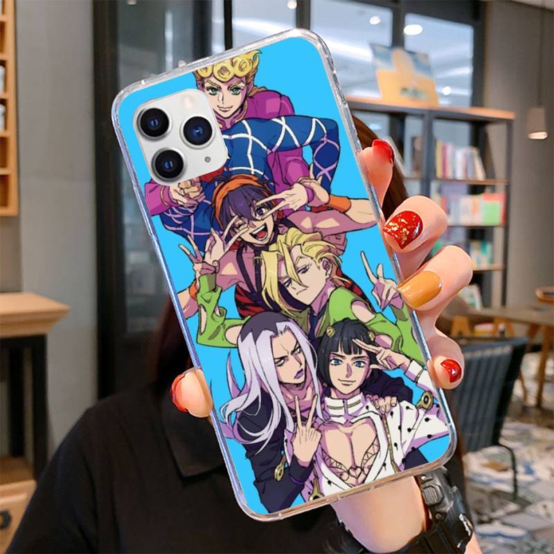 

Чехол для телефона JoJo s Bizarre Adventure JoJo для iPhone 11 12 13 Mini Pro Max 8 7 6 6S Plus X 5 SE 2020 XR XS iphone 13