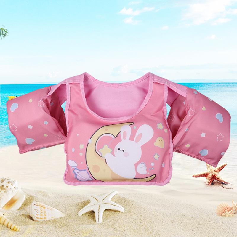 Cartoon Kids' Swimsuit & Water Play Gear: Armbands, Floats, Swim Rings, Life Jackets, Water Sleeves, Buoyancy Vests.