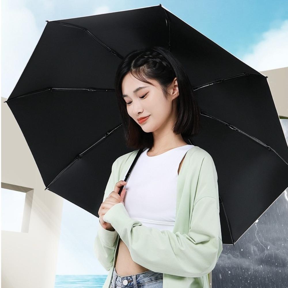 UPF50+ Sluneční Deštník Vinylové Cestovní Doplňky Nový Kapesní Slunečník pro Venkovní Použití