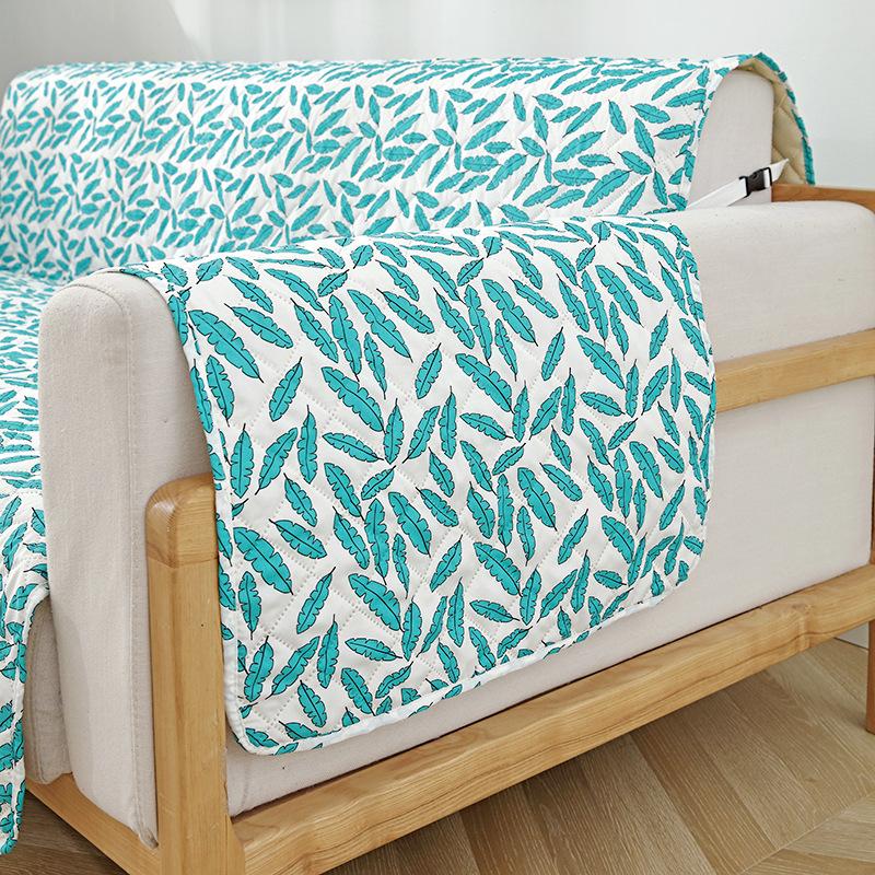 Anti Slip Ultrasonic Integrated Full Cover Pet Sofa Mat Printed Integrated Sofa Cover