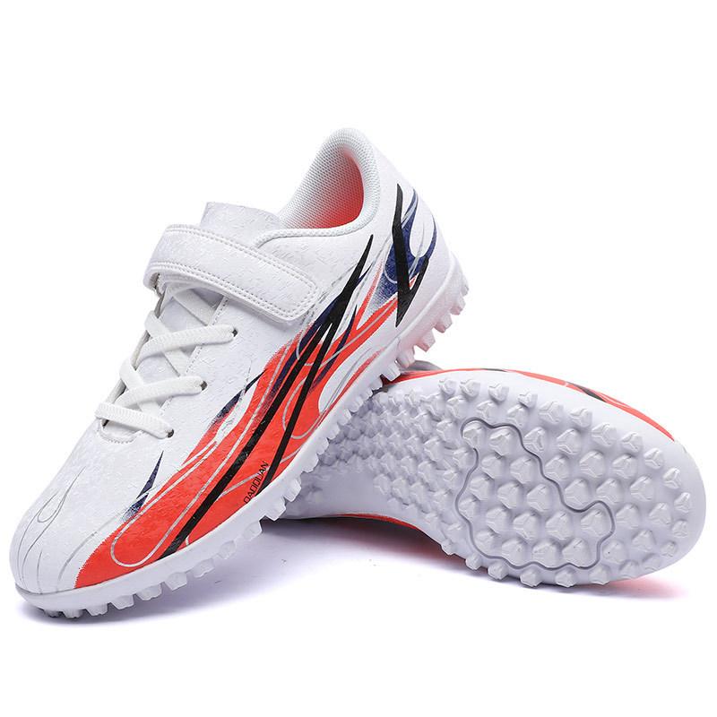 

Sneakers Shoes Teens Children Games Sports Training Artificial Grass Velcro Shredded Nails Football Shoes Male Students 39