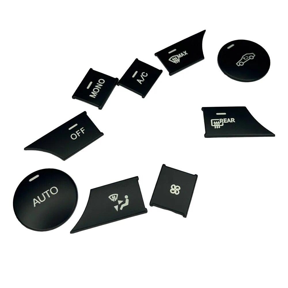 Car Center Console Air Conditioning Panel Button Sequins Sticker Trim For Mercedes Benz C Class W204 GLK X204 CLS ML GLE Class
