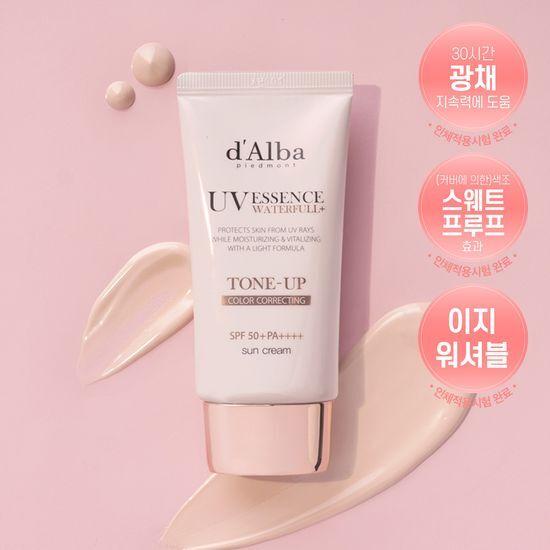 d'Alba Pink Tone-Up Sunscreen 50ml
