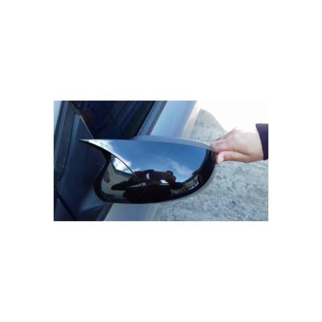 FOR Ford Focus 3.5 Bat Mirror Cover - Glossy Black Abs Plastic