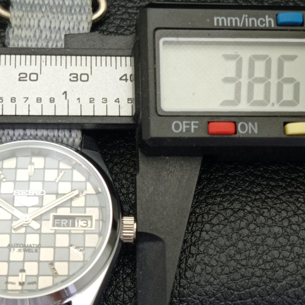 REFURBISHED SEIKO 5 AUTOMATIC MENS WATCH JAPAN MADE GREY DIAL CUSTOM a440092-2 QV90-a440092