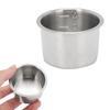 Single Wall Stainless Steel Coffee Filter 4 Cups Stainless Steel NonPressurized Filter Basket 51mm Size Porous Filter Basket