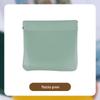 Waterproof PU Leather Makeup Bag with Automatic Snap Closure