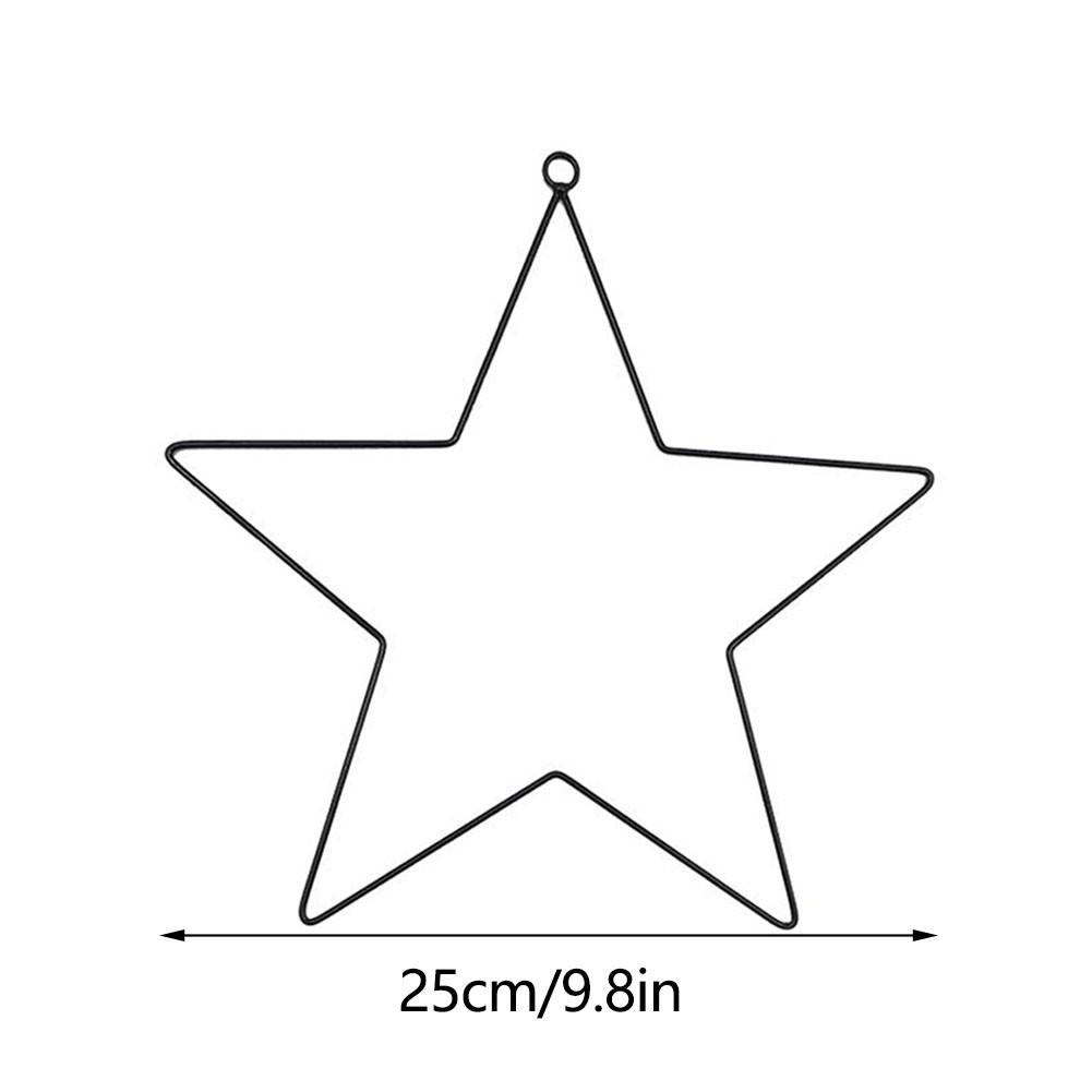 Star Wreath Ring Iron Dreamcatcher Metal Stable Support