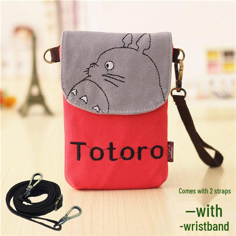 6" Rankinė per petį telefonui - Moteriškas medžiaginis pakabukas ant kaklo ir piniginė monetoms iPhone 7 Plus