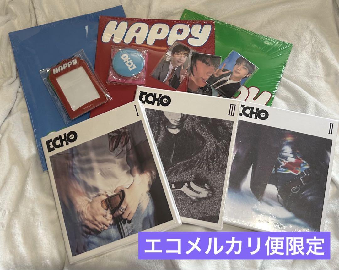 

[USED] BTS JIN HAPPY/ECHO 3 types 6 pieces Weverse bonus trading card