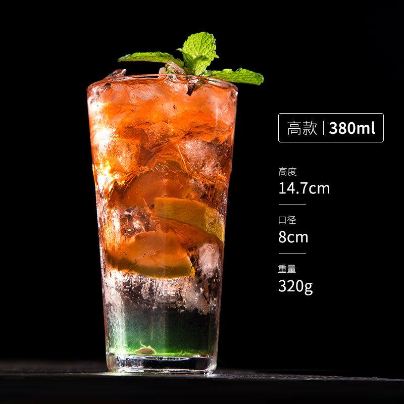 Průhledné osmihranné sklo Šálek na šťávu Šálek na kávu Šálek na šálek na vodu Šálek na víno