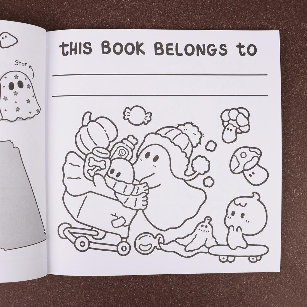 Spooky Cutie: Vol. 2 Coloring Book for Adults and Teens Featuring Lovely Creepy Creatures in Cozy Moments for Relaxation