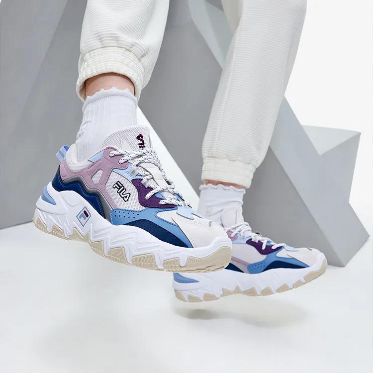 FILA Ray Tracer 2 Retro Shoes 'White Blue Pink' Women's (Unisex) Casual Shoes F12W232140FNA