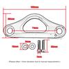 YZF-R15 Motorcycle Aluminum Rear Racing Anchor Point Hooks Tow Hook Accessories Fit For YAMAHA YZF R15 R125 2023 2024 2025