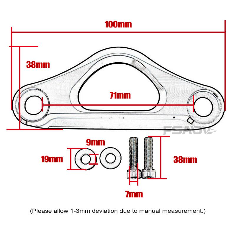 YZF-R15 Motorcycle Aluminum Rear Racing Anchor Point Hooks Tow Hook Accessories Fit For YAMAHA YZF R15 R125 2023 2024 2025