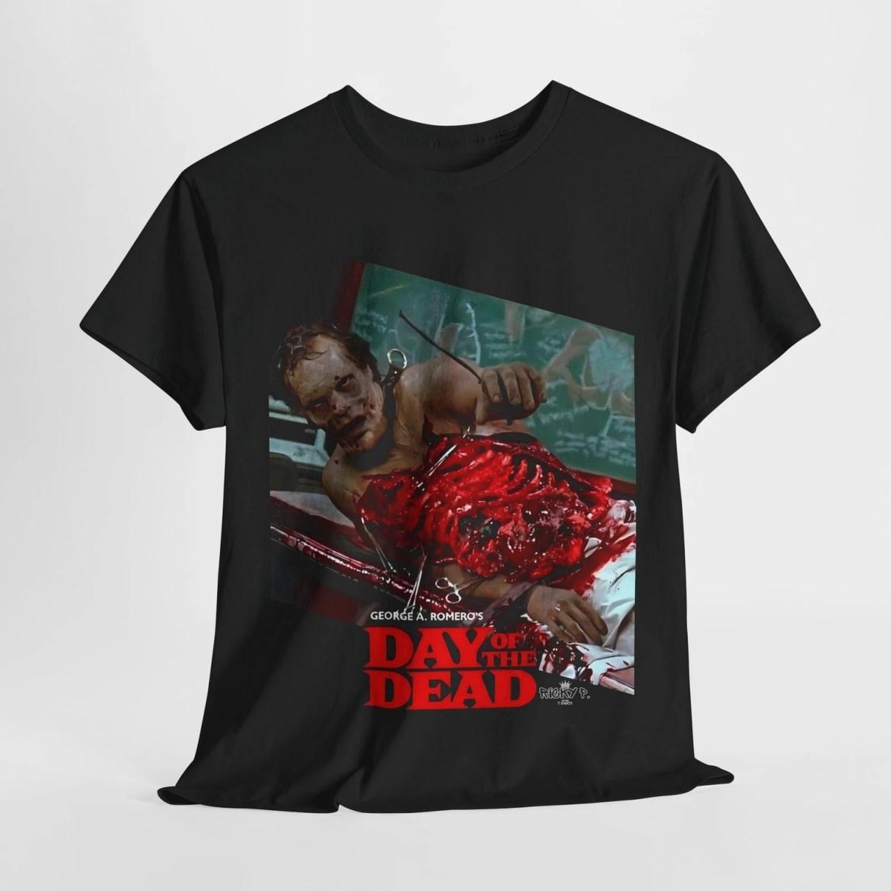 Day of the De4d 1985 T-Shir Classic Horror Movie Unisex Cotton XXXXL