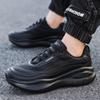 New Men's Shoes Winter Single Shoes Leather Casual Shoes Thick Sole Lightweight Sports Shoes Fashionable Dad Shoes Running Shoes