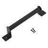 Long Base Sliding Barn Door Handle Black Barn Door Hardware Carbon Steel Handle  Furniture Door