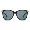 Gucci Comfortable Large Frame Bee Collection Plate Frame Butterfly Sunglasses Women's Asian Edition Black