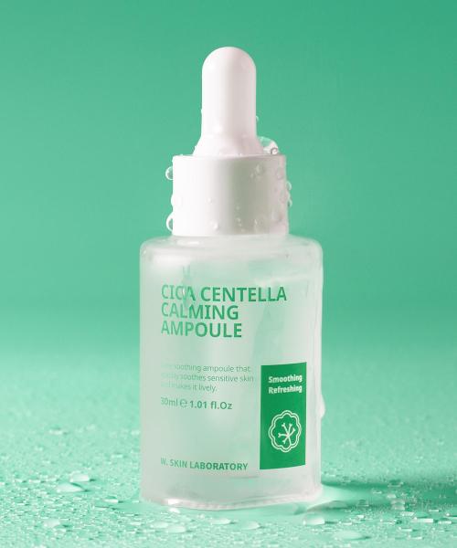 W Skin Lab Feuchtigkeitsampulle 30ml (4 Arten: Hyaluronsäure, Vitamin, Cica, Peptid)