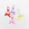 Colorful Bow Keychain & Earphone Pendant for Girls' Bags