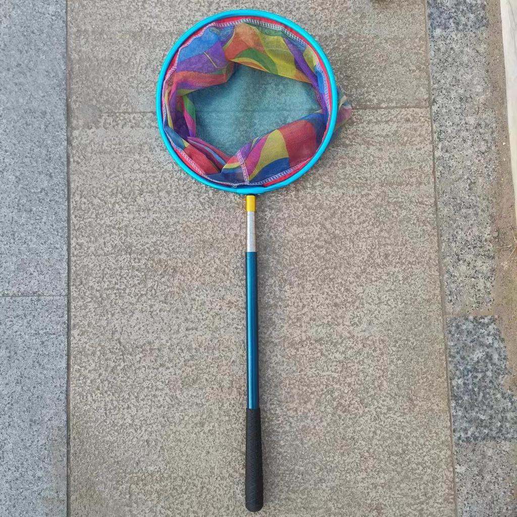 Retractable Stainless Steel Children's Fishing and Insect Net for Outdoor Use