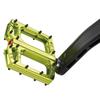 Bicicletas de aleación de aluminio Pedales Planos Antideslizantes Pedales Planos Anchos 3 Rodamientos Pedales de Plataforma de Ciclismo para Bicicleta de Carretera
