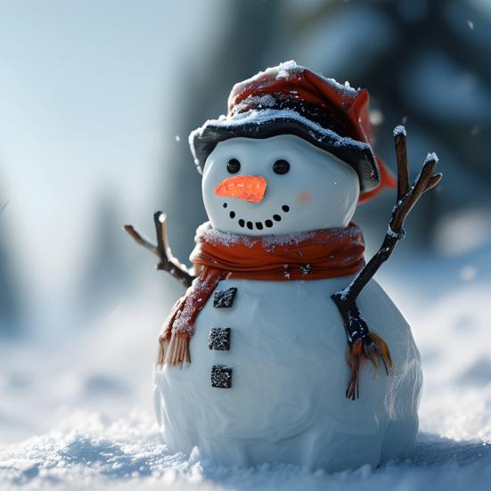 100Pcs Mini Snowman Nose Plastic Christmas Nose Ornament Translucent DIY Snowman Nose Craft