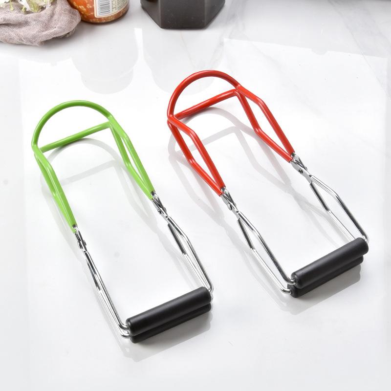 1PC Fashion Can Tong Stainless Steel Anti-Slip Heat Resistance With Handle Canning Lifter