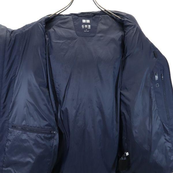 UNIQLO seamless Down jacket L Navy system Men's Used