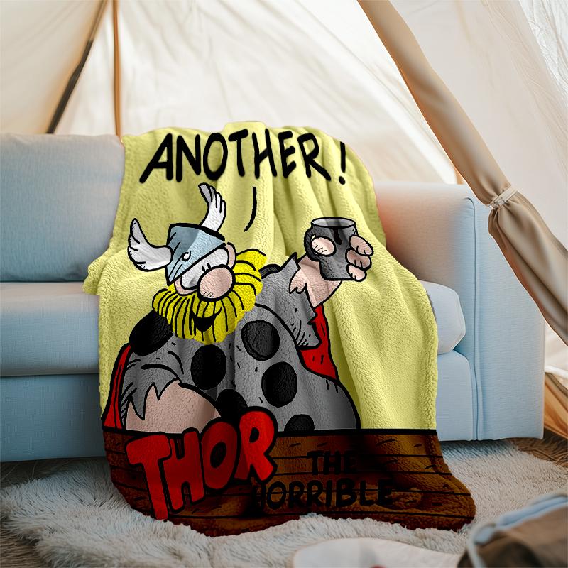 Grinch-Thema Bedruckte Decke Perfekt für Sofa Bett Reisen Außenbereich Maschinenwaschbar Gemütlich Langlebig