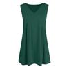 Women's Summer Sleeveless  Dress Casual Loose V-neck Tank Top With Pockets