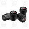 SV SVR Logo Car Tire Valve 4pcs Wheel Tire Valve Stem Dust Cap Cover For Discovery Freelander Land Rover Range Rover Evoque L322 XS1