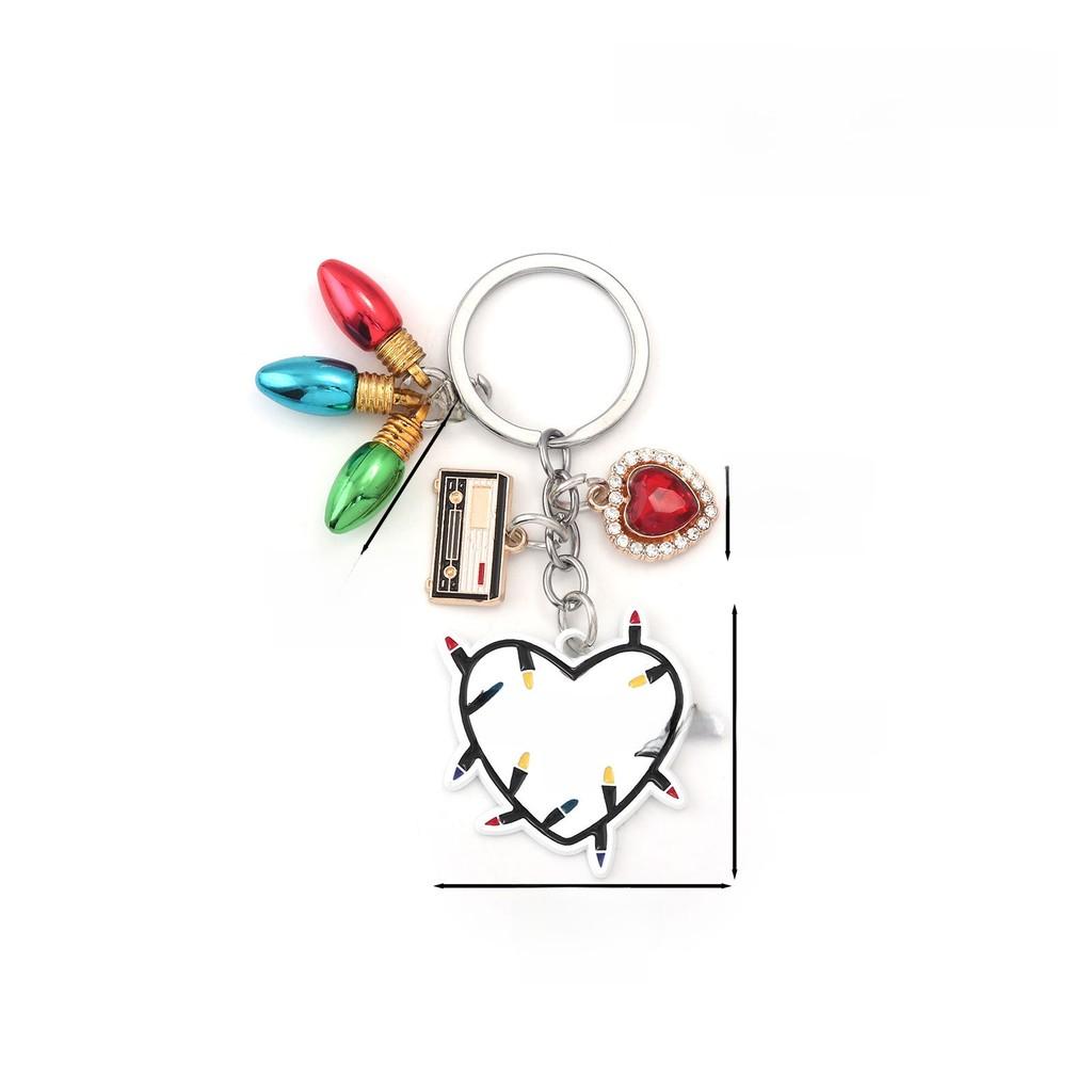 

Stranger Things Hand Chain With Retro Axe Bicycle Tape Metal Accessories For Holiday Gift Style G