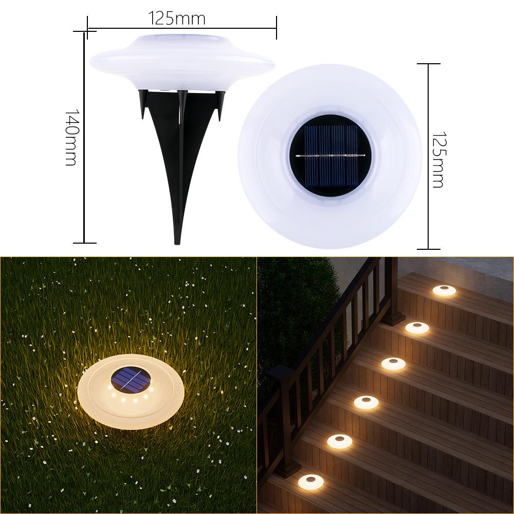 Waterproof Solar In-ground Lawn and Courtyard Lights for Outdoor Decoration