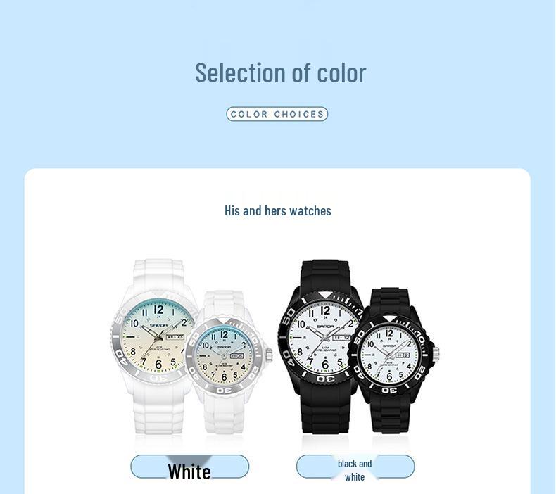 Orologio al Quarzo Luminoso Sanda: Orologio da polso digitale sportivo unisex impermeabile