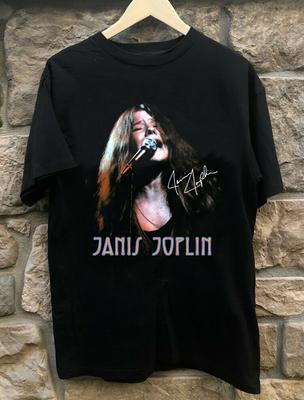 26 New Popular Janis Joplin Singer Gift For Fan Black All Size Unisex T-Shirt TMB70 Unisex T-Shirt