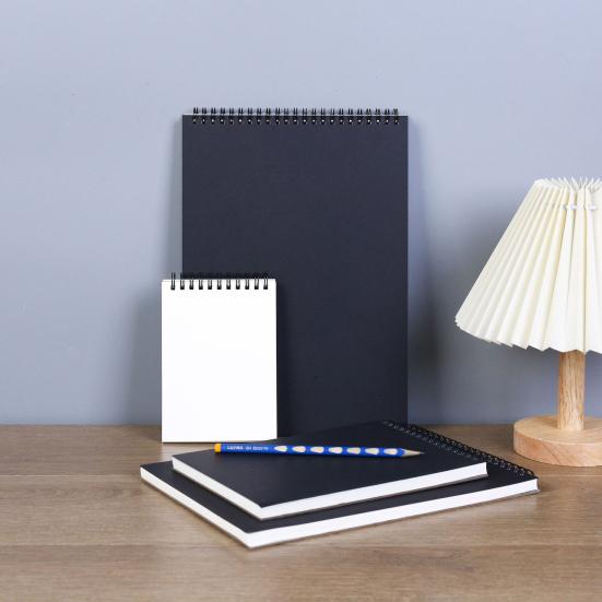 Sketchbook Vellum Paper 30 Spiral Bound Unfolds Flat Vellum Wooden Cover Soft Pages Artist Notebook