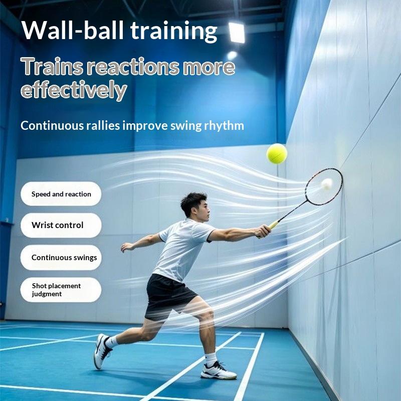 Badminton Training Ball Indoor Rebound Sponge Shuttlecock For Badminton Racket Swing Practice Low Noise Foam Wall Hitting Ball