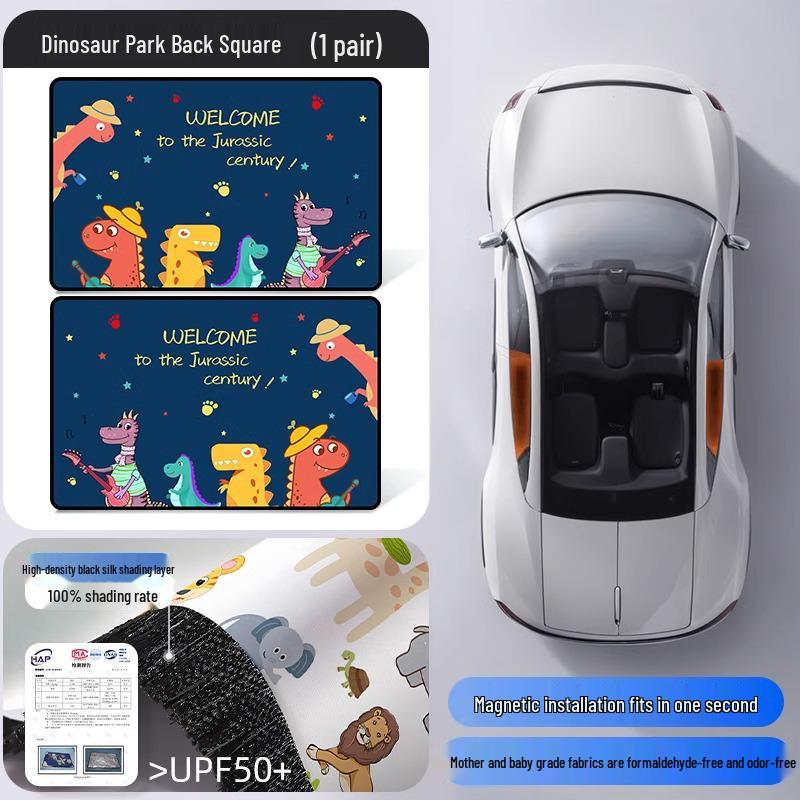Magnetic Car Sun Shade Curtain for Baby - Side Window Sun Block & Privacy Protection