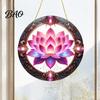 Indoor Outdoor Hanging Ornament Colorful Hummingbird Wall Decoration, Stained Acrylic Suncatcher for Window Nature Inspired Home Decor Decor,