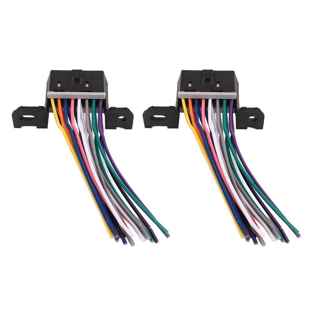 2PCS Diagnostic OBD2 16 PIN Female Connector Harness Car 16 PIN Female Plug Universally Fit for