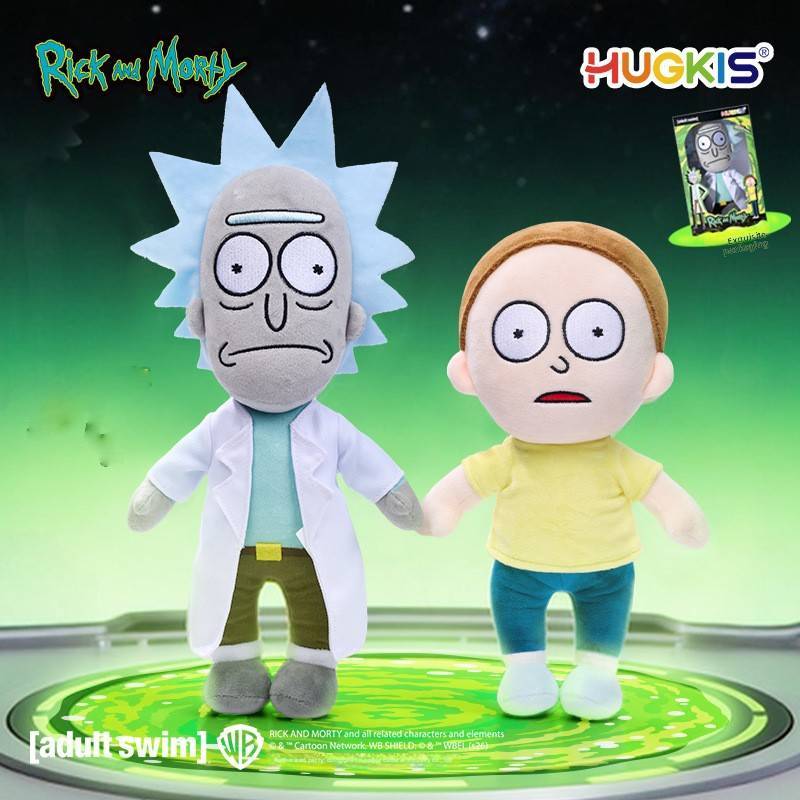 Rick And Morty Plush Toys With Articulated Skeletons For Collectible Gift And Kids Play
