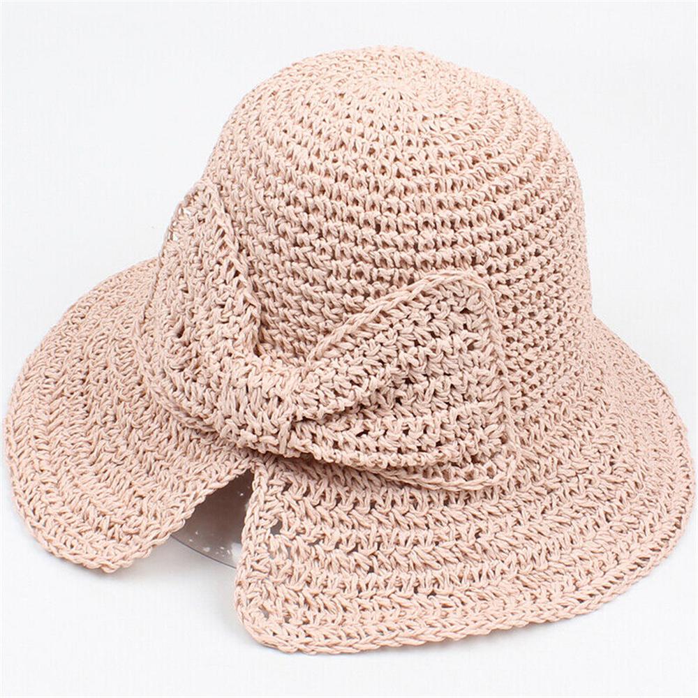 Dámský malý rozdělený sluneční klobouk slaměný klobouk rybářský klobouk skládací sluneční klobouk plážový klobouk