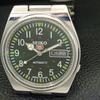 GENUINE VINTAGE SEIKO 5 AUTOMATIC JAPAN 7009A MENS GREEN DIAL WATCH a701395-5 R206a-a701395